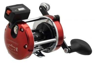 Abu Garcia Ambassadeur 7000i Salmon Special Mittarilla ( Oikea )