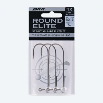 Round Elite-Classic Bait Keeper Jigipää - 5g 1# 3pcs