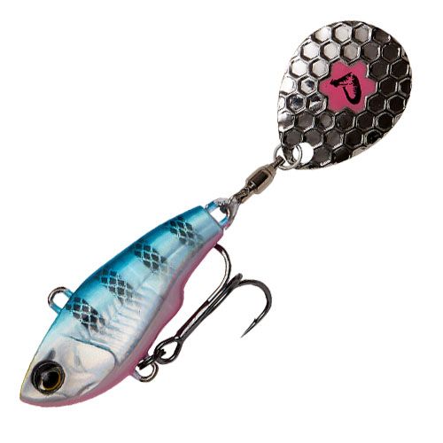 Savage Gear Fat Tail Spin White Silver 6,5cm 16g