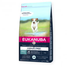 Eukanuba Grain Free Adult Small & Medium Ocean Fish 12 kg 