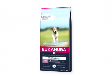 Eukanuba Grain Free Puppy & Junior Small & Medium Ocean Fish 12kg 