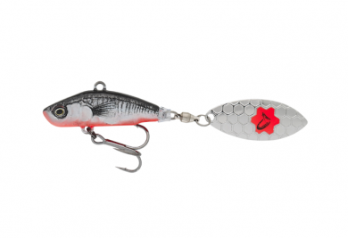 SG Sticklebait Tail Spin 6.5cm 9g Black Red