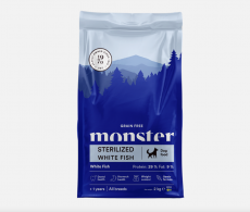 Monster Grain Free Sterilized White Fish 2kg