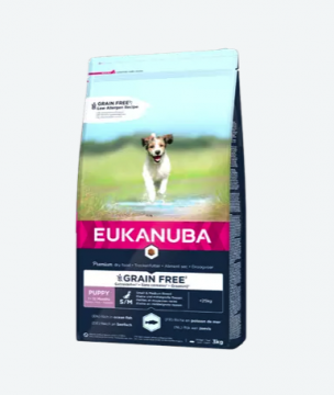 Eukanuba Grain Free Puppy & Junior Small & Medium Ocean Fish 3 kg