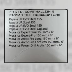 Rapala EZ Cut Teräpalat 6'' 150mm