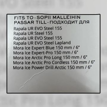 Rapala EZ Cut Teräpalat 6'' 150mm