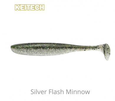 Keitech Easy Shiner 3" 10kpl Silver Flash Minnow